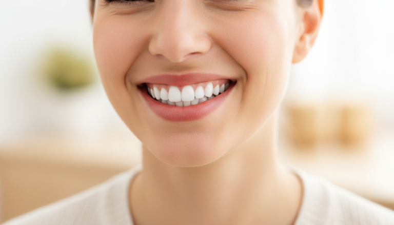 bright smile tips showing person with radiant white teeth smiling confidently