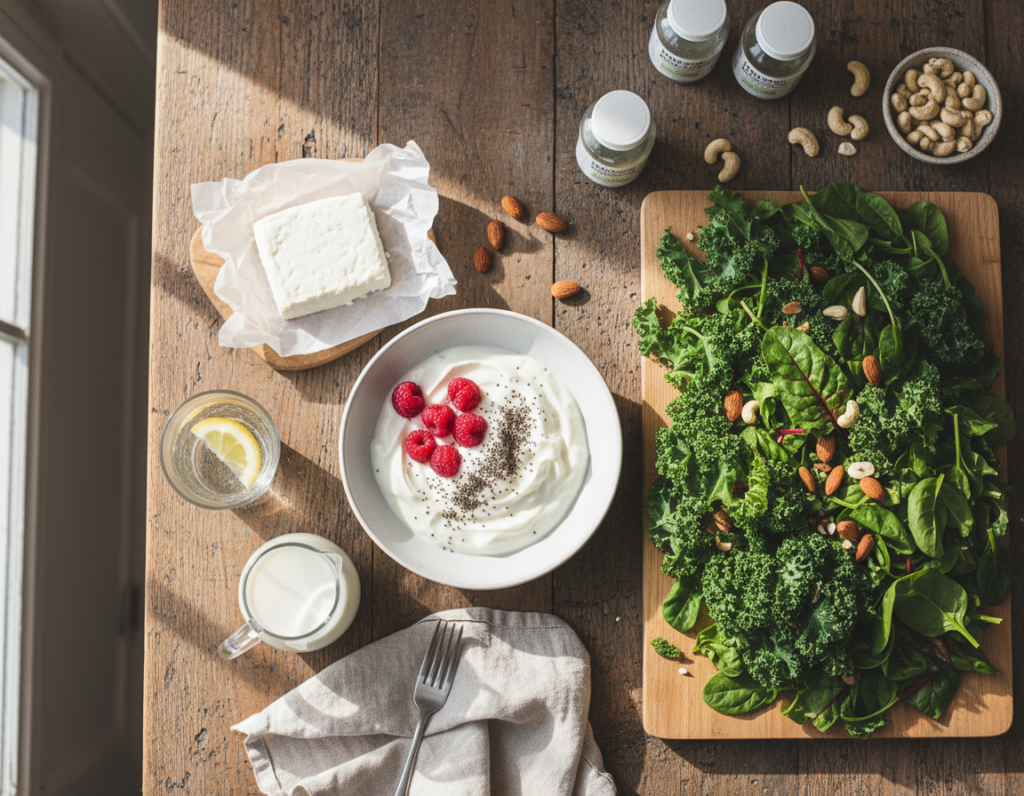 calcium and phosphorus rich foods and supplements