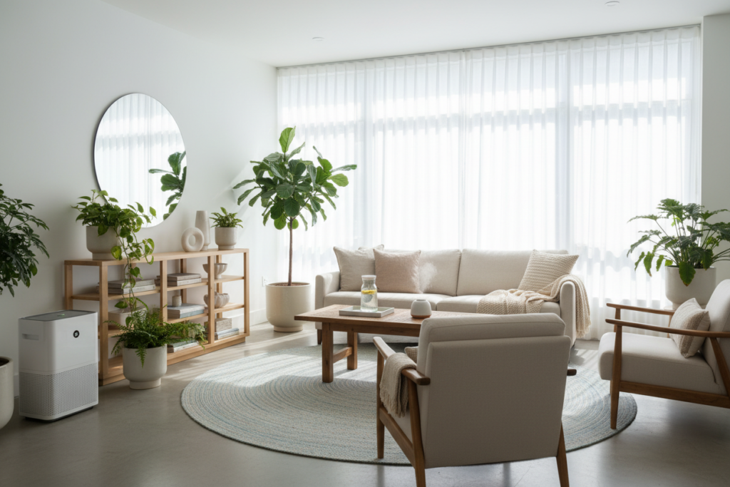 clean healthy living environment promoting brain wellness