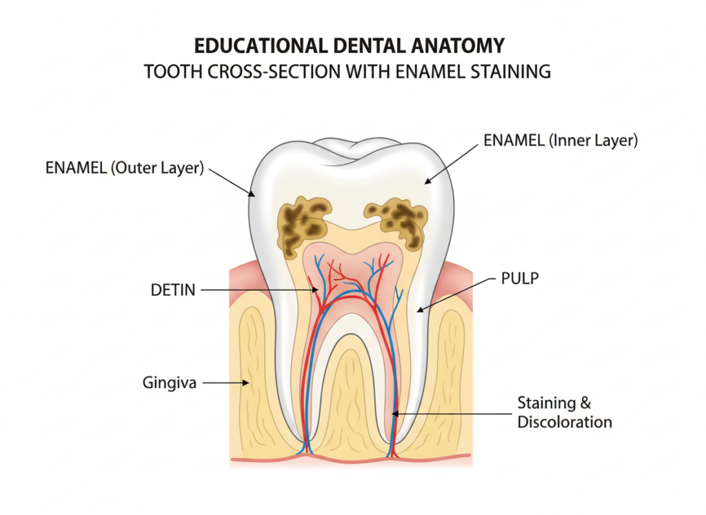 comparison showing stained teeth versus white teeth tips results comparison showing stained teeth versus white teeth tips results