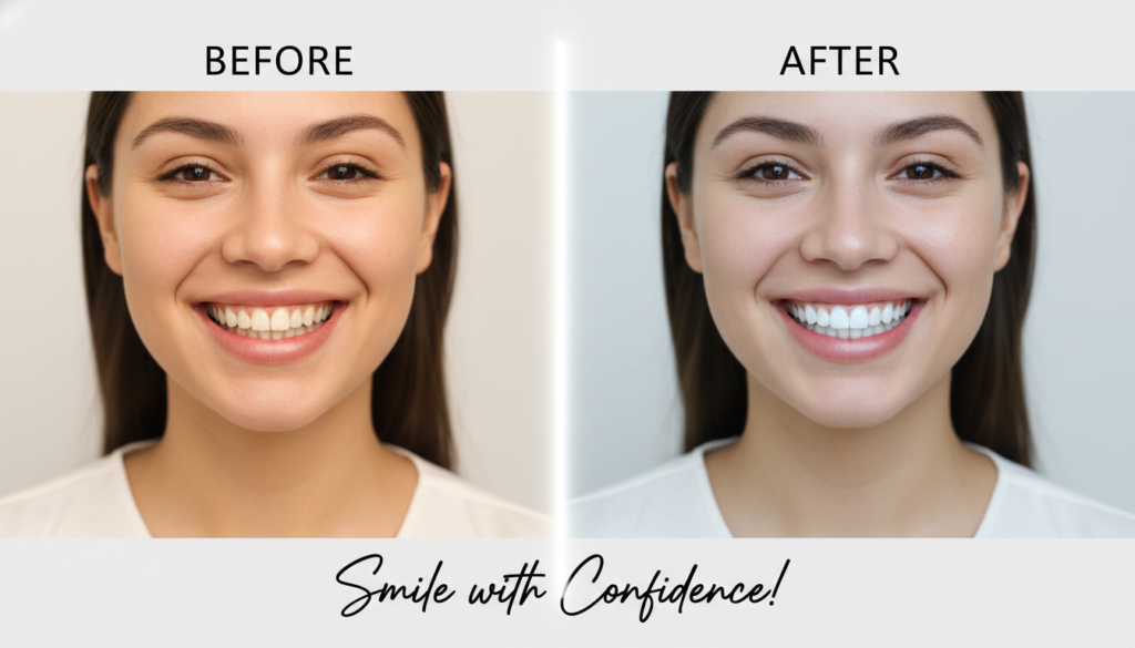 confident smile transformation using white teeth tips successfully confident smile transformation using white teeth tips successfully