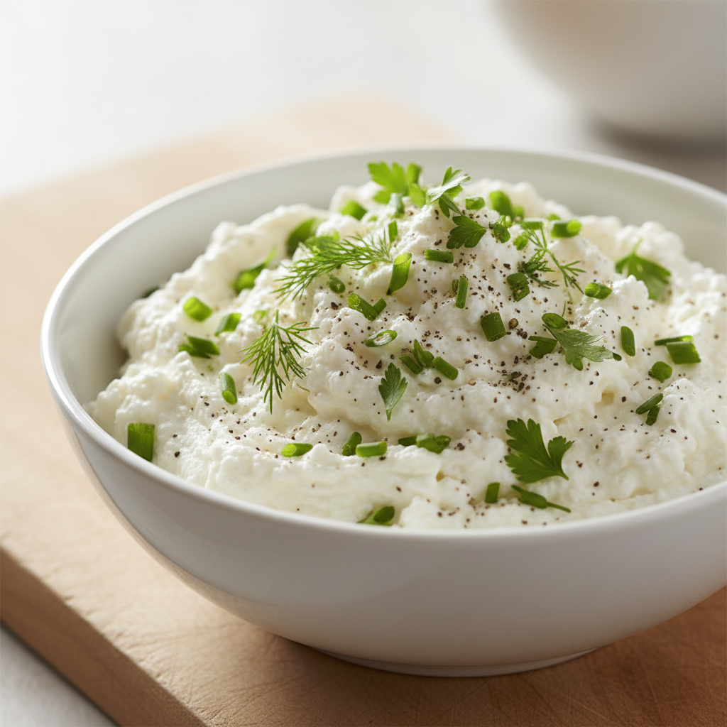 cottage cheese in bowl as nighttime metabolism booster