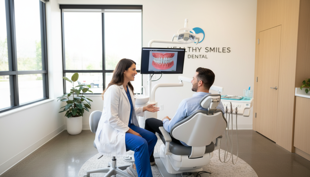 dentist consultation for oral microbiome health