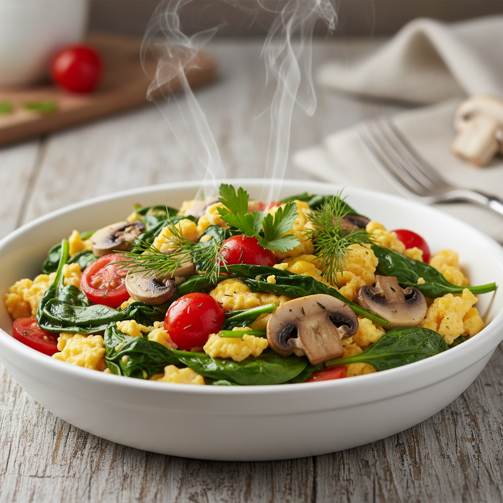egg and veggie breakfast bowl egg and veggie breakfast bowl