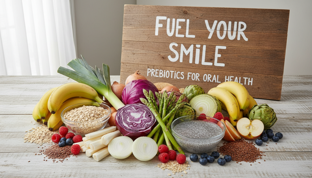 foods containing prebiotics for oral health
