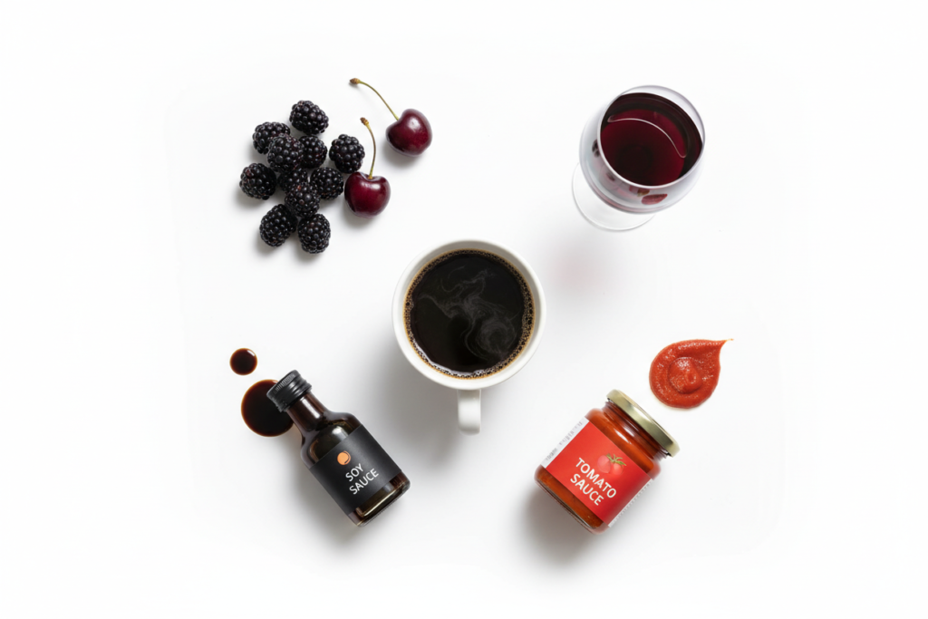 foods that stain teeth coffee wine berries