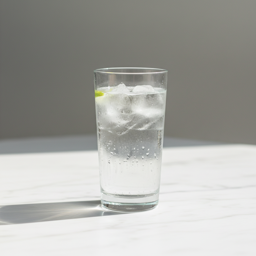 glass of water representing proper hydration for metabolism