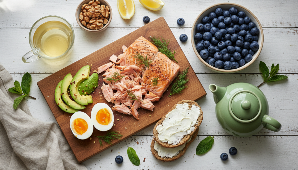 healthy brain-boosting breakfast with omega-3 rich foods healthy brain-boosting breakfast with omega-3 rich foods