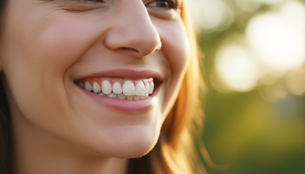 healthy confident smile close-up healthy confident smile close-up