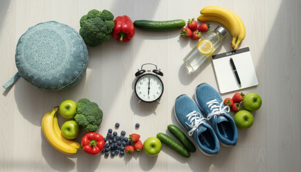 healthy lifestyle elements including sleep, nutrition, and exercise for brain health healthy lifestyle elements including sleep, nutrition, and exercise for brain health