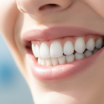 healthy white teeth showing strong tooth enamel