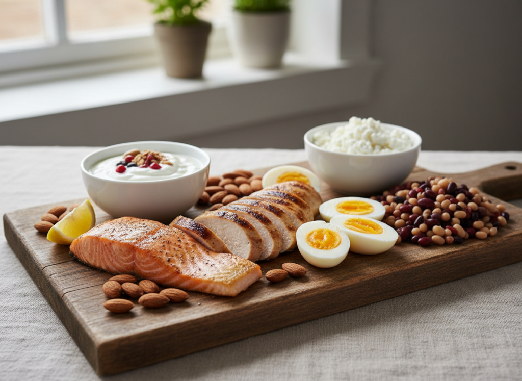 high protein foods for women's weight gain plan