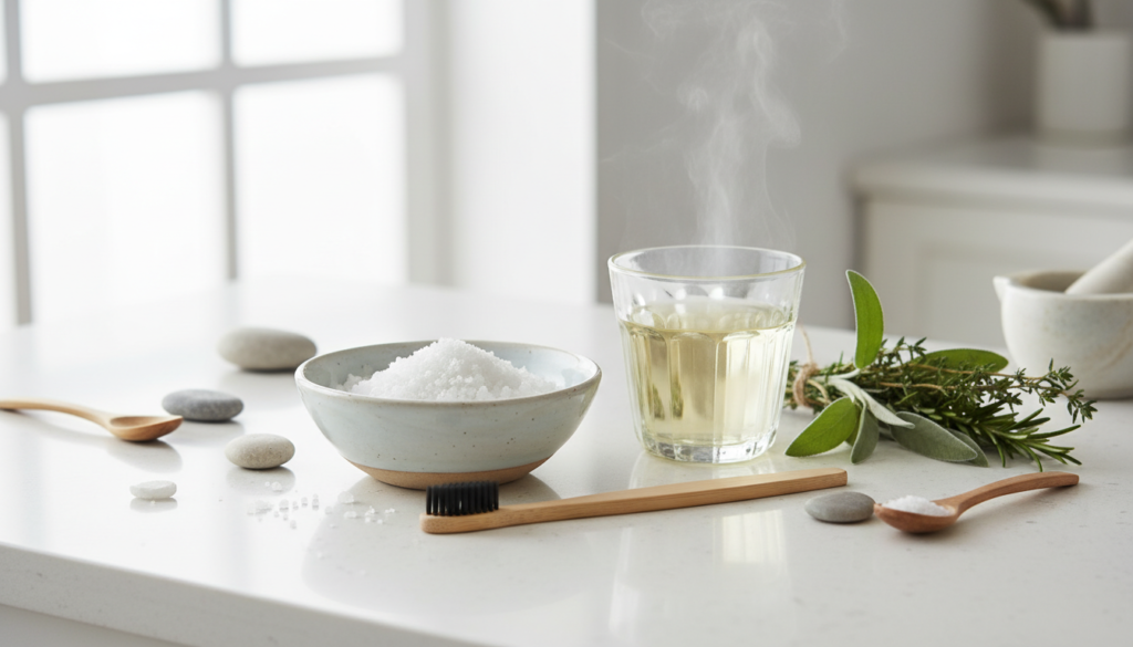 home remedies for gum disease including salt water and natural ingredients