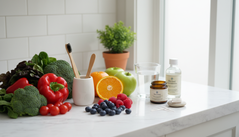 how to prevent cavities naturally with fresh organic foods and natural dental care products