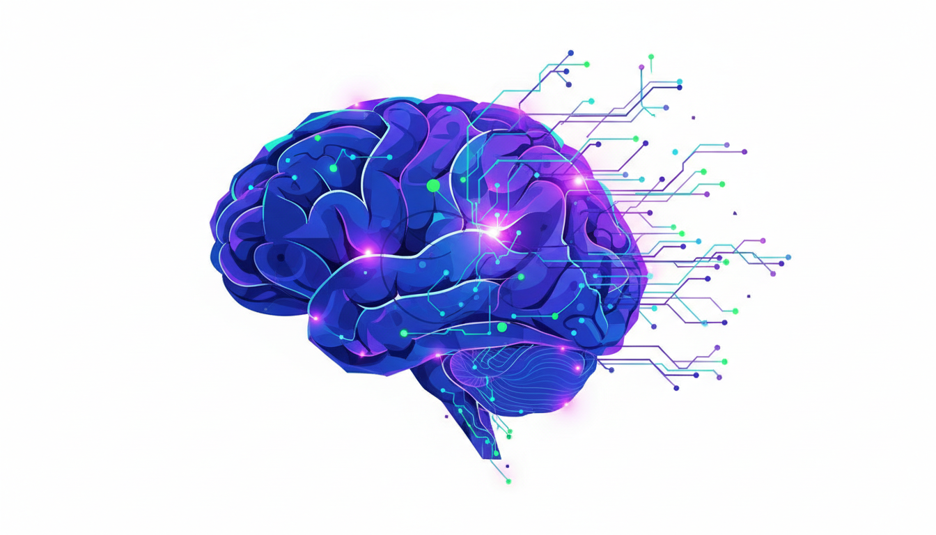 how to train your brain for success concept showing neural pathways