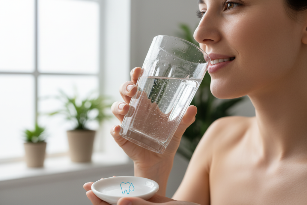 hydration and oral health showing water consumption for saliva production and cavity prevention hydration and oral health showing water consumption for saliva production and cavity prevention