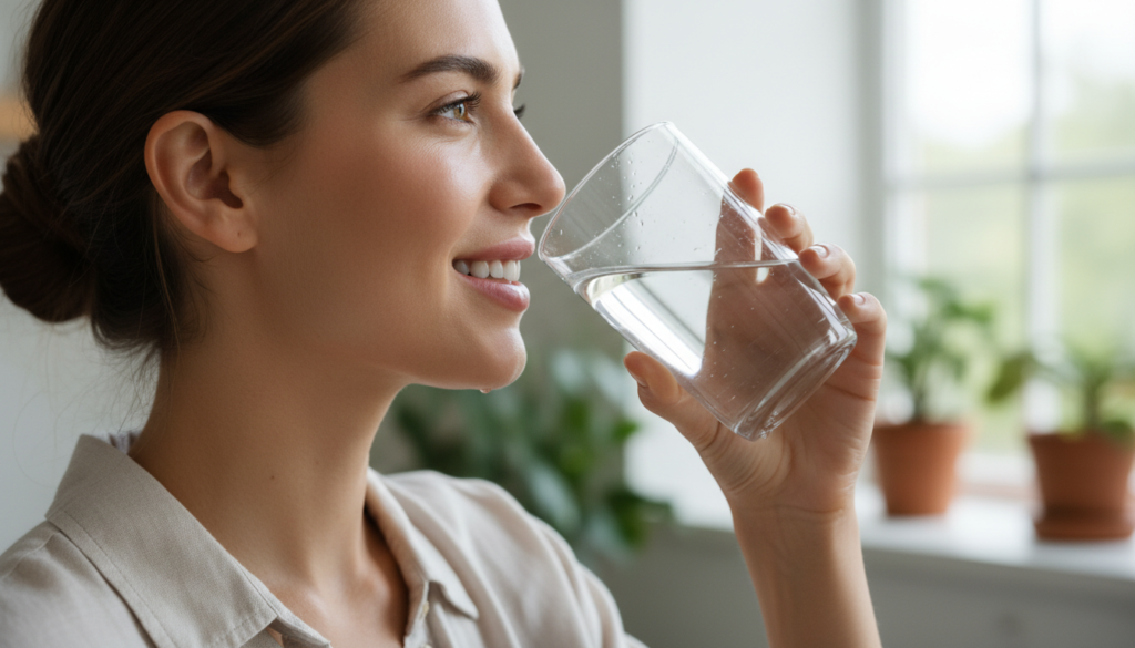 hydration and saliva production for oral microbiome