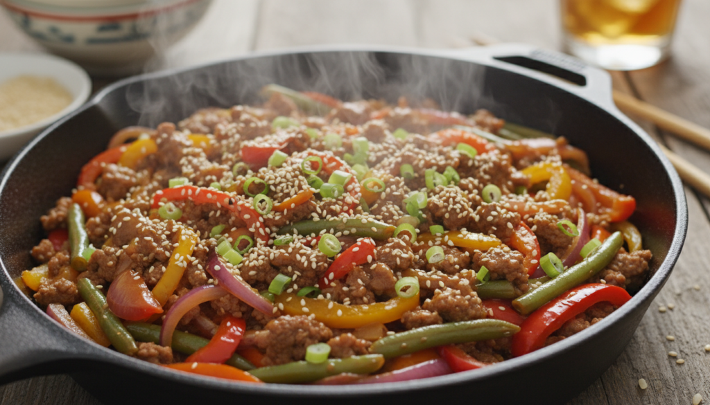 lean ground beef stir fry with vegetables lean ground beef stir fry with vegetables