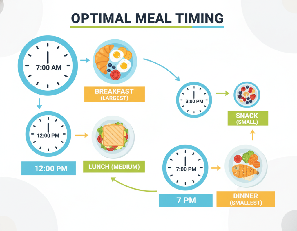 meal timing schedule visualization meal timing schedule visualization