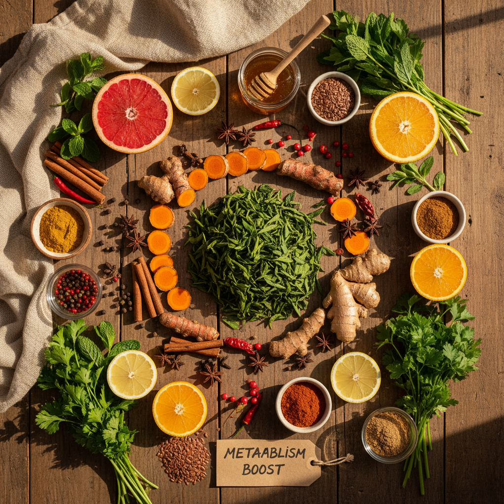 metabolism boosting ingredients in bedtime drinks