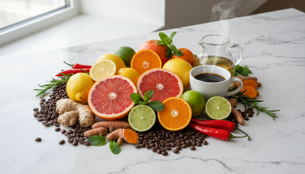 natural fat burning ingredients including citrus fruits and green tea natural fat burning ingredients including citrus fruits and green tea