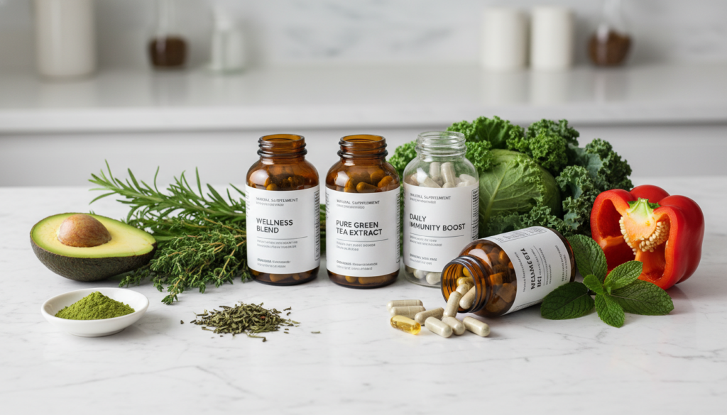 natural supplements and vitamins supporting healthy weight loss metabolism