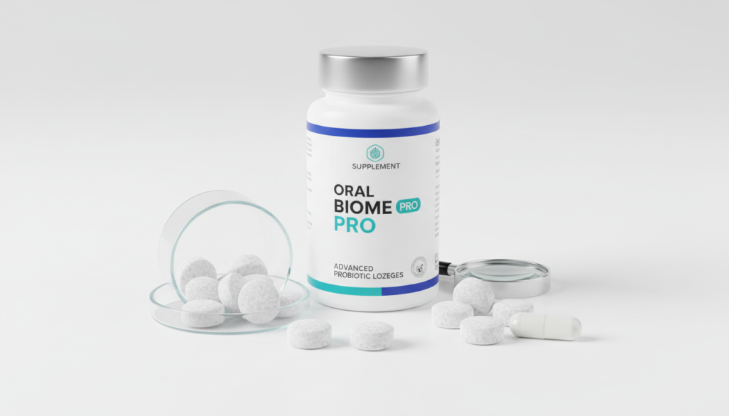 oral probiotic supplement with beneficial bacterial strains