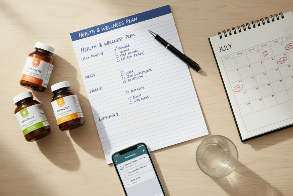organized supplement implementation plan