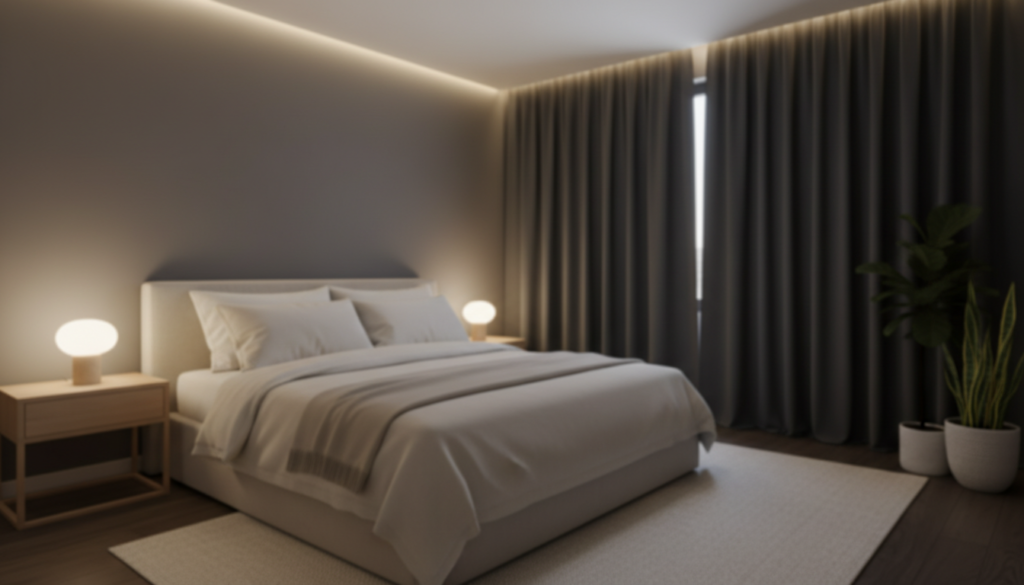 peaceful bedroom environment optimized for quality sleep peaceful bedroom environment optimized for quality sleep