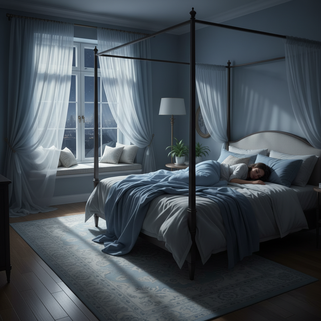 peaceful sleep environment promoting weight loss
