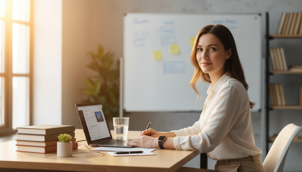 person experiencing mental clarity and focus after resolving brain fog person experiencing mental clarity and focus after resolving brain fog