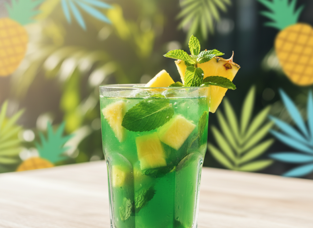 pineapple enzyme booster green juice pineapple enzyme booster green juice