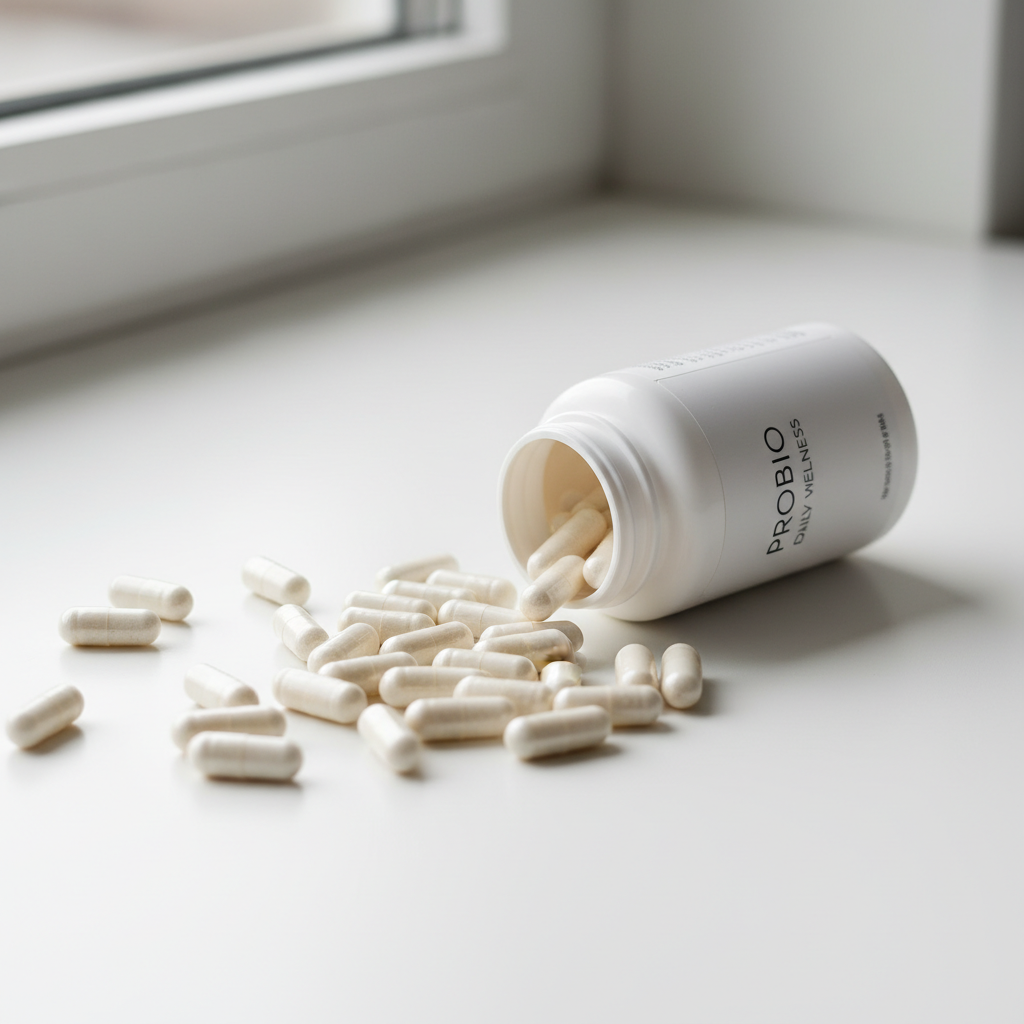 probiotic capsules with high CFU count for digestive support and gut health