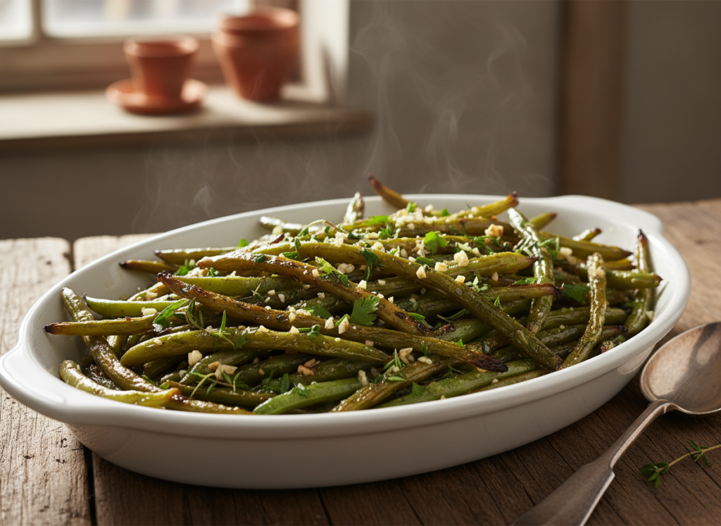 roasted green beans side dish