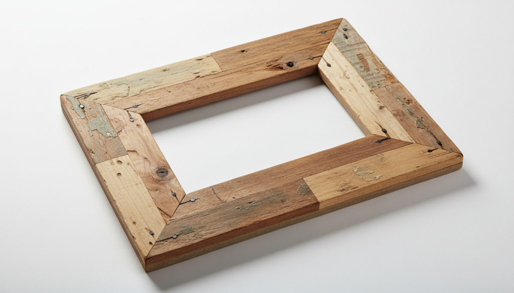 simple wooden picture frame made from scrap wood simple wooden picture frame made from scrap wood