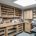 small space storage diy wood workshop organization