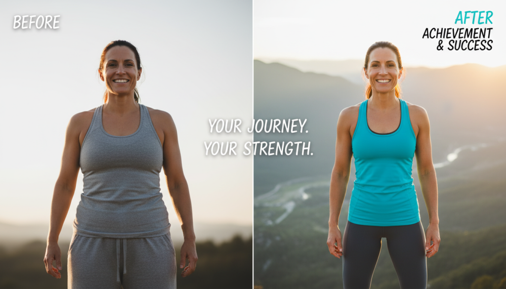 successful weight loss transformation journey