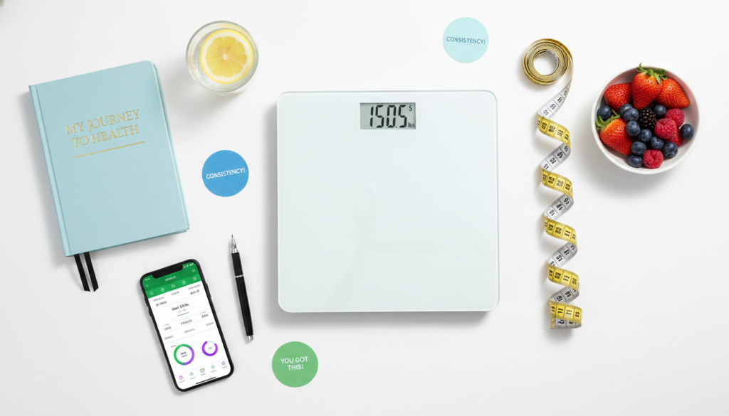 tracking weight loss progress and measurements