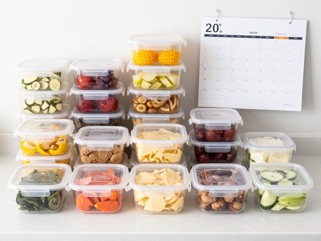 weekly meal prep with fermented foods