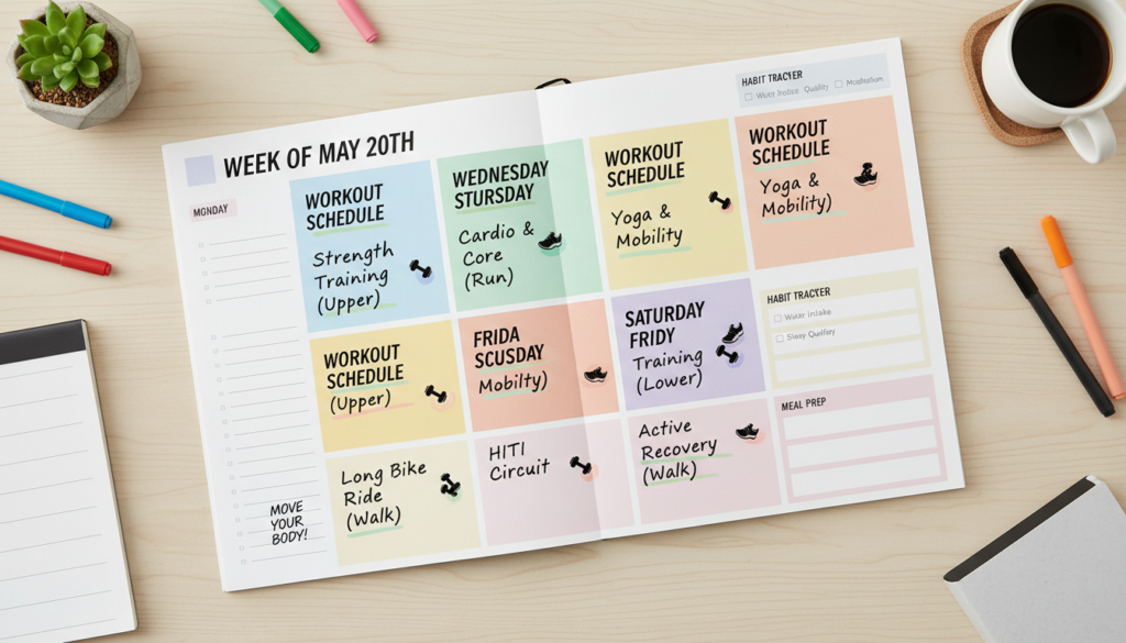weekly workout plan calendar for weight loss routine weekly workout plan calendar for weight loss routine