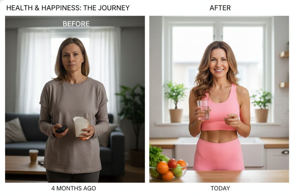 woman experiencing successful weight loss transformation woman experiencing successful weight loss transformation