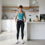 Losing Weight After 40: Understanding the Science Behind Your Changing Body woman over 40 measuring waist for losing weight after 40