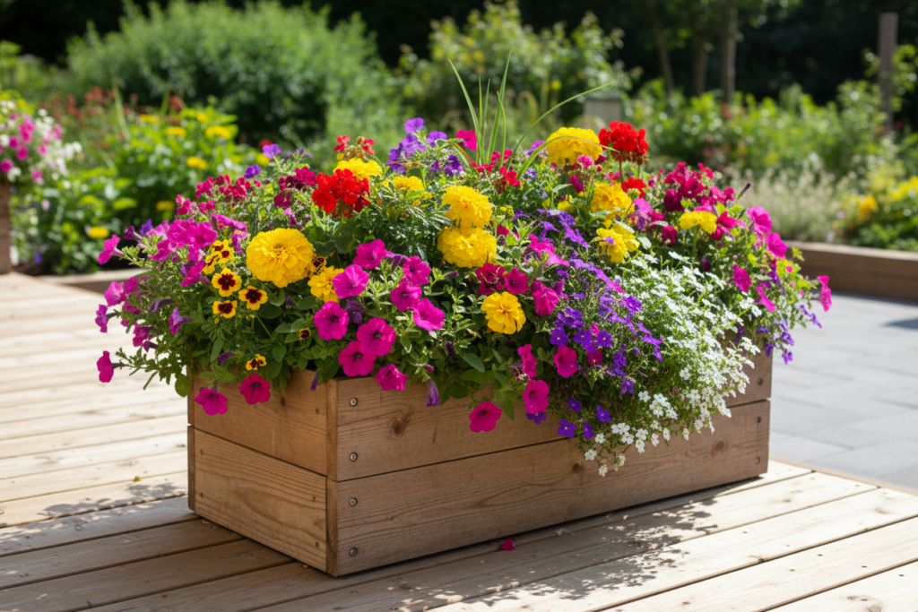 wooden planter box for outdoor garden use wooden planter box for outdoor garden use