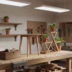 Easy woodworking projects with various DIY furniture pieces in a workshop setting