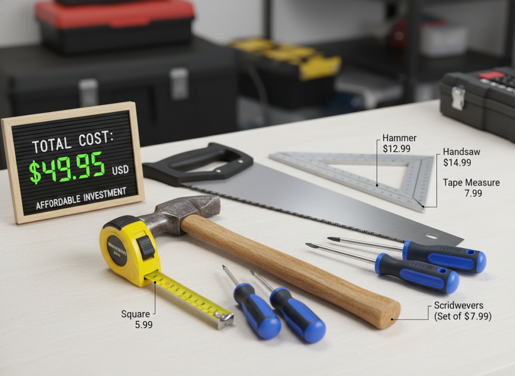 basic hand tools for budget woodworking